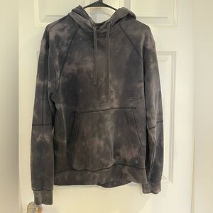 Nike Men's Tie-Dye Black Hoodie